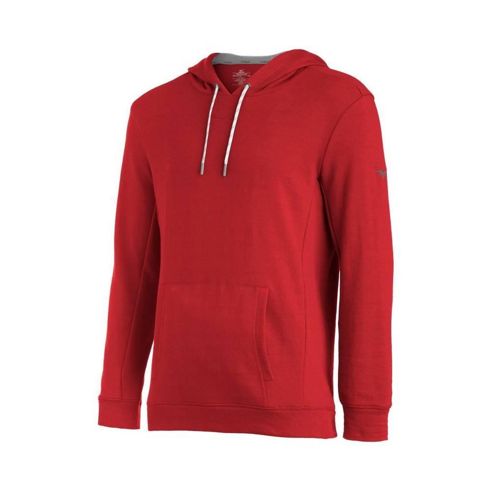 Sudaderas con capucha Mizuno Comp Warmup Hombre Rojas Outlet SFGQ-34980